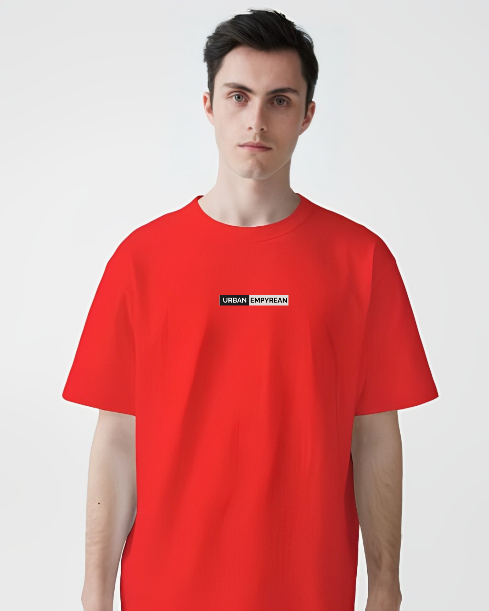 Everyday Oversized Tee  - Red