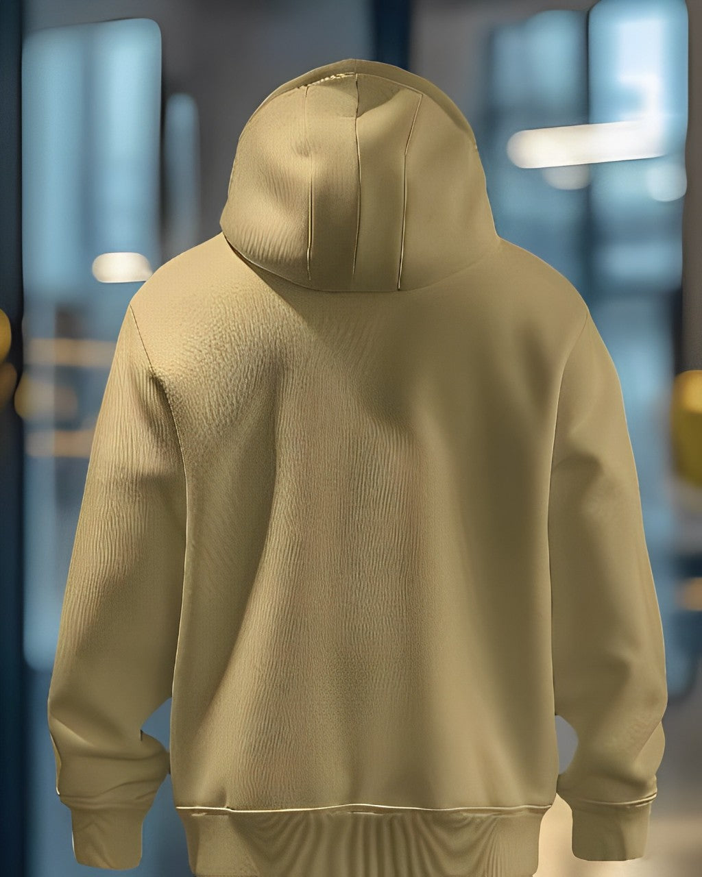 Plain Beige Color Premium Hoodie