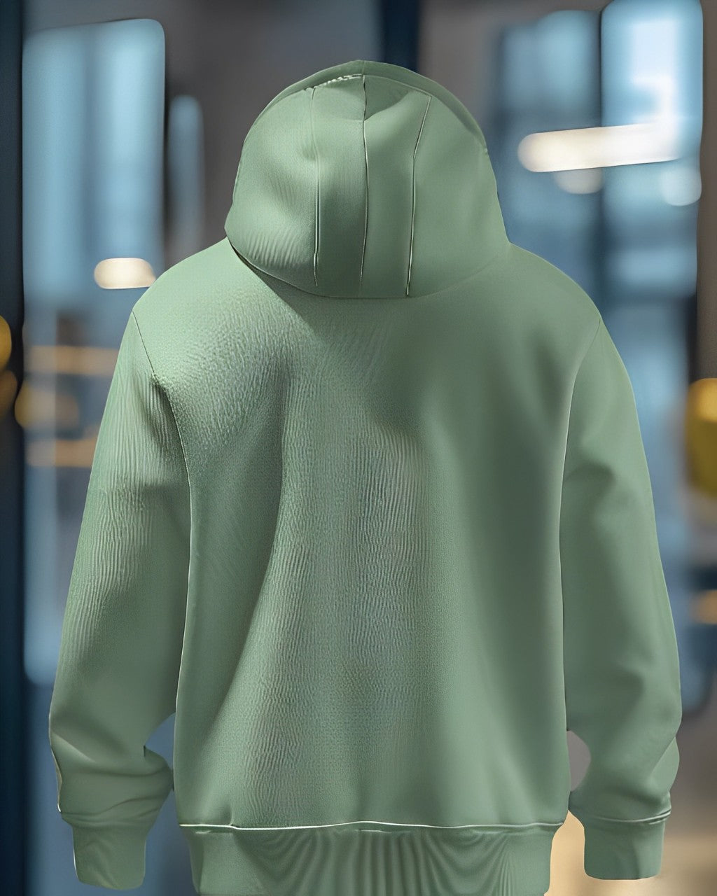 Plain Light Green Color Premium Hoodie