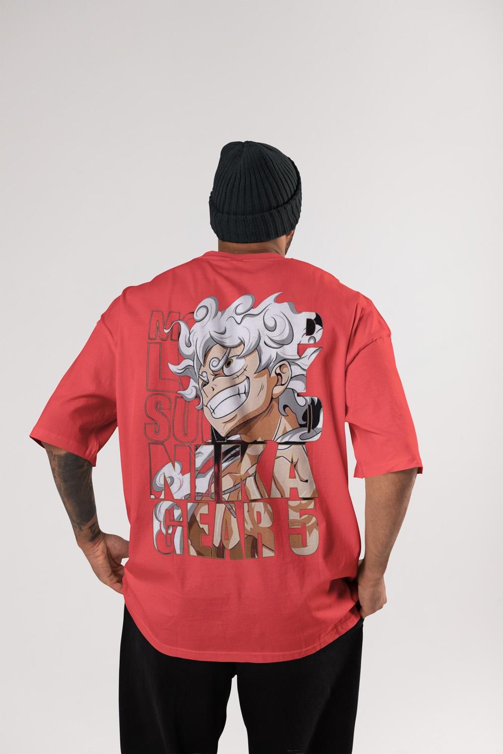 Luffy Gear 5 Premium Dropshoulders Oversized T-Shirt