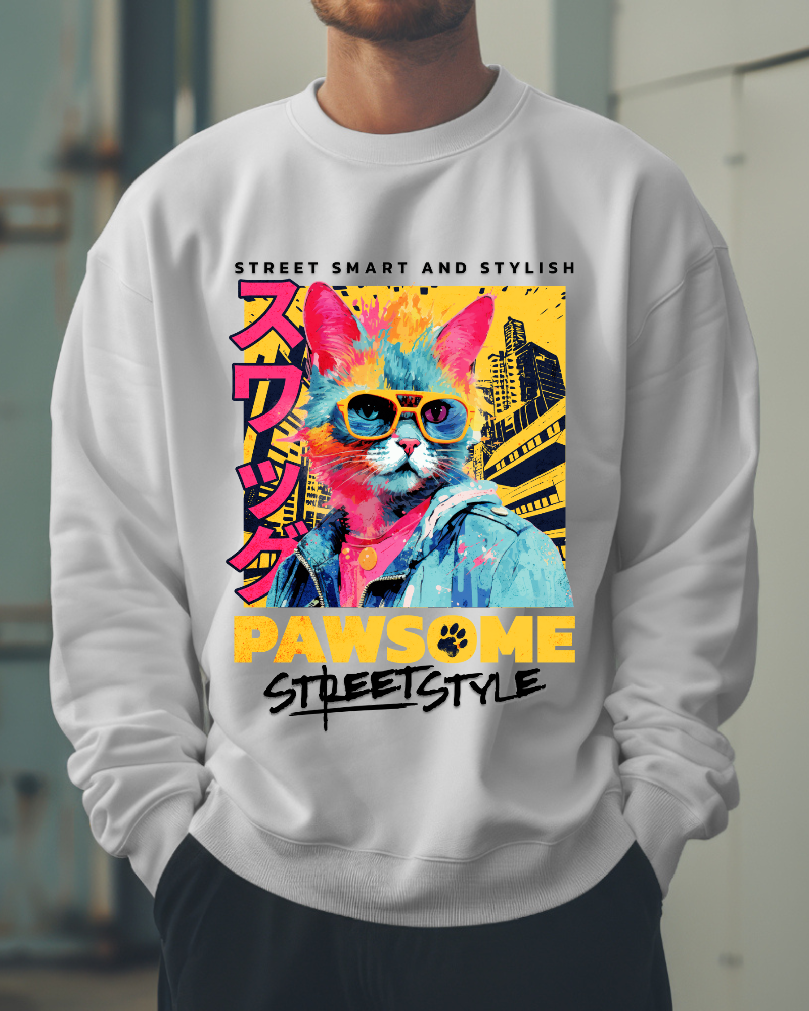 Street Style Graphic - Sweatshirt