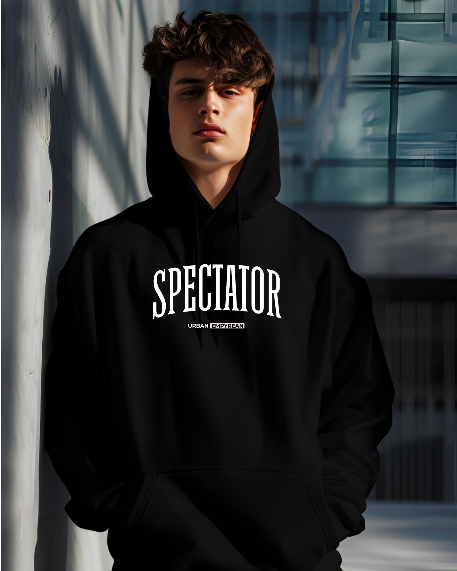 Oversized Premium Grim Reaper - Hoodie ( Black )