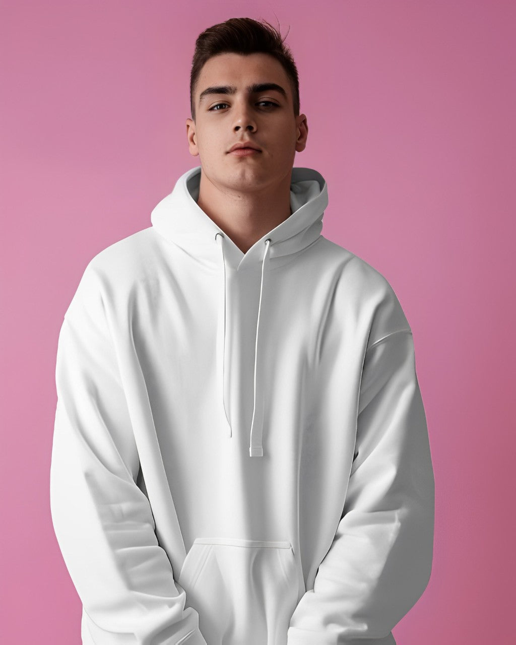 Plain White Premium Hoodie