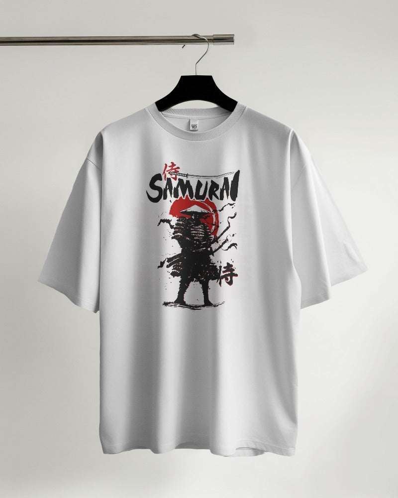 Mens Oversized Premium Samurai T-Shirt