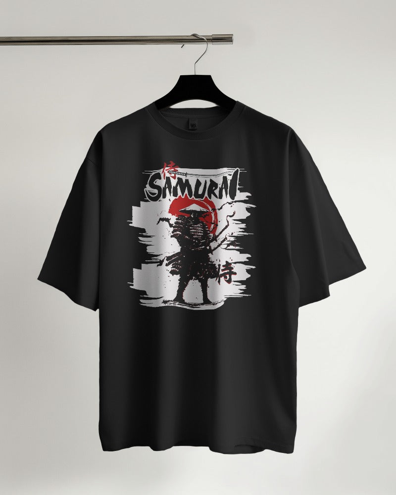 Mens Oversized Premium Samurai T-Shirt